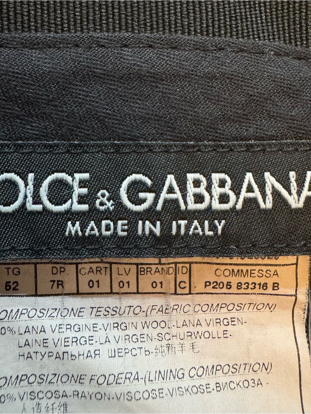SONY TV WARDROBE RETAIL $980-$1595+ W34 DOLCE & GABBANA “quiet luxury” “jet-set”